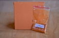 Lehmfarbe Orange samtrau  / (Menge) 0,25 kg